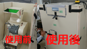 粉砕機　騒音対策
