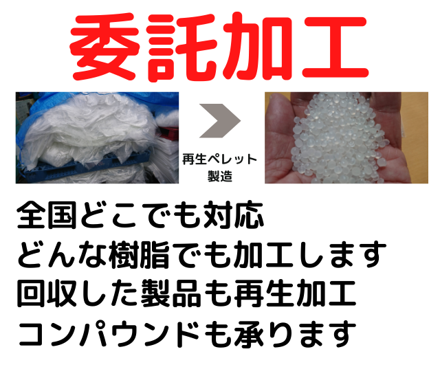 委託加工　再生ペレット