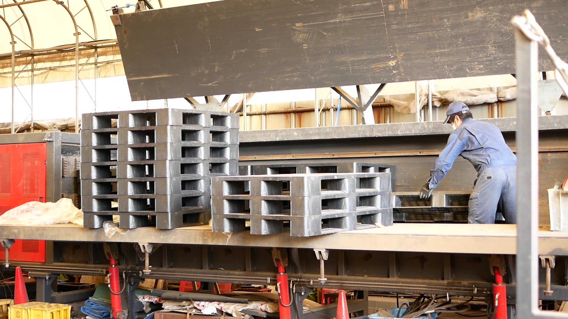 パレットを充填（並べる）