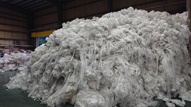 再生樹脂ペレット　ストレッチフィルム