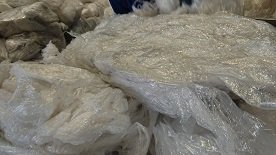 再生樹脂ペレット　ストレッチフィルム