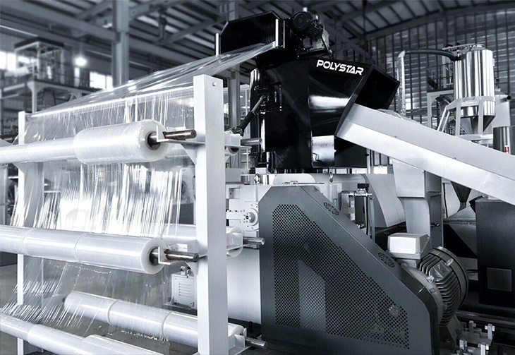 自社で出たクリーンなフィルムをリサイクルすることで、高品質のペレットを作ることができる