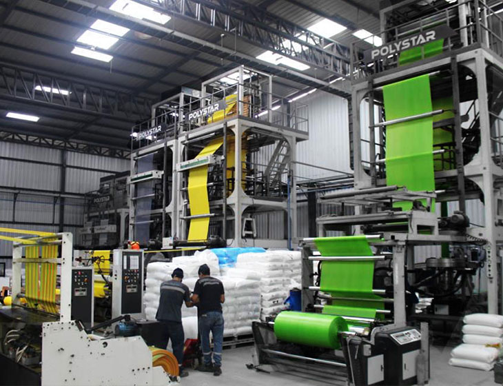 ポリ袋製造用インフレーションフィルム成形機