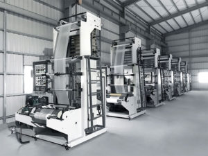 エチオピアのインフレーションフィルム成形機「単層小型タイプ」