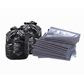 折りたたまれたゴミ袋