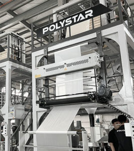 単層インフレーション成形機