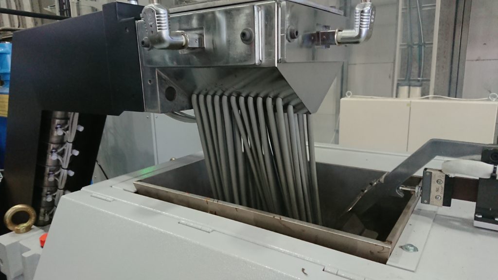 一段目から二段目に入るところ