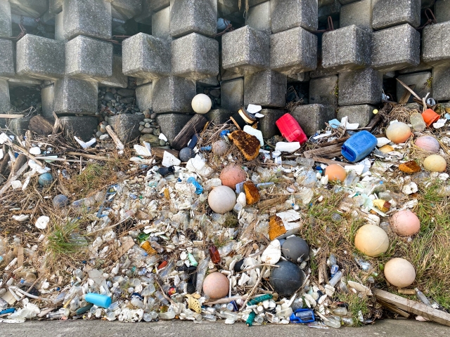 漁網・ロープを含めた漁業関連ごみ