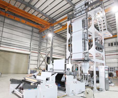 ABタイプの2層共押出ブロー機